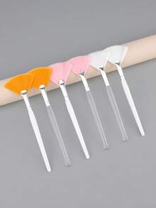 Bộ 15 cọ đắp mặt nạ hình quạt lông mềm, cọ phủ axit, dụng cụ chăm sóc da mỹ phẩm, thích hợp cho mặt nạ bùn. - Nhiều màu - Xem 3