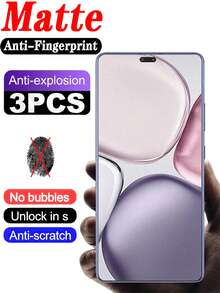 3片裝霧面3D曲面水凝膠螢幕保護貼 防眩光 防指紋 防爆 防刮，相容 G85 G86 30/40/50/60/70 Pro Fusion/Holor 100 200 400 Magic 5/6/7 Lite 8 Pro，相容 Galaxy S26 S25 S24 S23 S22 Ultra S10 Note10 A57 A56 A36 A37 A35 A55 A17 A07，相容 Note 13 14 15 Pro+ 4G 5G，軟膜非玻璃 - 無色 - 查看 114