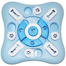 QILP Dog Puzzle Food Feeder Level 3 IQ Training Toy For Small Medium Large D Mental Enricent Aggressive Chewer Gift Interactive Treat Puzzle Blue - như hình ảnh - Xem 8