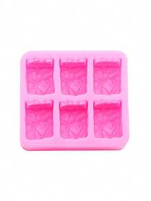 1 pezzo Stampo in silicone liquido rosa, stampo in silicone a forma di cioccolato ripieno di crema, per realizzare accessori in resina, gel per capelli a forma di cartone animato, ciondoli, forniture per lavoretti artigianali a forma di cioccolato ripieno di crema - Rosa - Visualizzare 7
