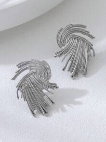 1 Pair Exaggerated Fashion Firework Design Earrings, Suitable For Women's Daily Wear - Earrings - View 7