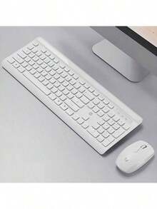 Ultra-Thin Wireless Keyboard And Mouse Set, Quiet, Power-Saving, Portable, Suitable For Office, Home, Laptop, And Desktop Computers - View 8