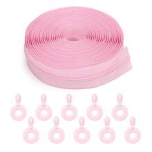 3# Nylon Zipper 4.5m + 10pcs Round Zipper Pulls, Suitable For Pencil Case, Cosmetic Bag, Handbag - 4.5m Zipper + 10 Zipper Heads - View 11