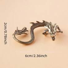 Brass Dragon Home Decor: Cute Dragon Sculpture Home Decor - No Power Needed - Suitable For Living Room And Office - Ideal Gift For Animal Lovers And Home Decor Enthusiasts - Animal - View 2