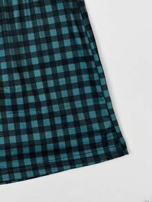 2 piezas Calzoncillos tipo bóxer holgados y transpirables con estampado a cuadros para hombres, shorts de pijama casuales con cintura elástica, conjunto de ropa interior cómoda para verano - Multicolor - Ver 8