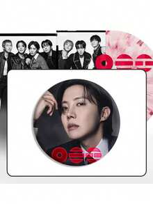 JIMIN V J-HOPE RM JIN 徽章别针 - 可爱铁皮别针，可别在背包/衣服上，情人节礼物，收藏卡，支持流行音乐组合的小礼物，新款收藏卡，卡片展示收藏，流行音乐周边，盒装装饰卡 - 彩色 - 查看 15