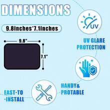 Anti-Static Car Sunshade, Retractable Side Window Sunshade, Reduce Glare, Easy To Install, Suitable For Most Vehicles - A - View 6