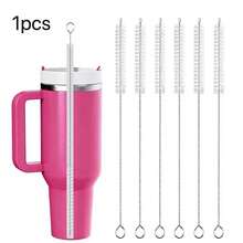 Cọ vệ sinh ống hút, thích hợp cho nhiều loại ống hút, cọ rửa bình sữa, cọ rửa nắp cốc, cọ làm sạch. - Nhiều màu - Xem 12