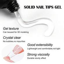 FOUR LILY 1/2/3 lọ keo dán móng tay dạng đặc 20ml, gel dán móng giả, keo dán 3 trong 1 trong suốt, gel dán móng giả siêu bền, gel acrylic siêu chắc cho việc nối móng, keo dán móng giả lâu trôi. - 20ml - Xem 9