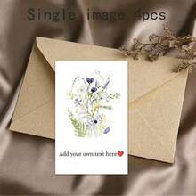 Customized Posters, Graduation Posters, Graduation Invitations, Graduation Cards, Gift Box Cards, Gift Cards, Paper Box Cards, Birthday Cards, Graduation Season, Invitations, Commemorative Cards - Floral Greeting Card - View 20
