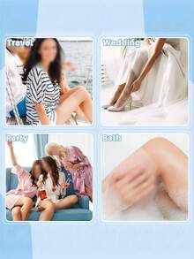5-30pcs Anti-Chafing Thigh Bands, Suitable For Men And Women In Summer, Invisible And Comfortable Protection, Made Of Elastic Textile Material To Prevent Friction On Inner Thighs And Calves - Multicolor - View 5