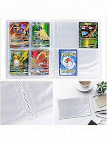 pokemon Card Album, Pocket Monster Pet Collector's Album Holds 400 Cards (Cards Not Included) - Yellow - View 5