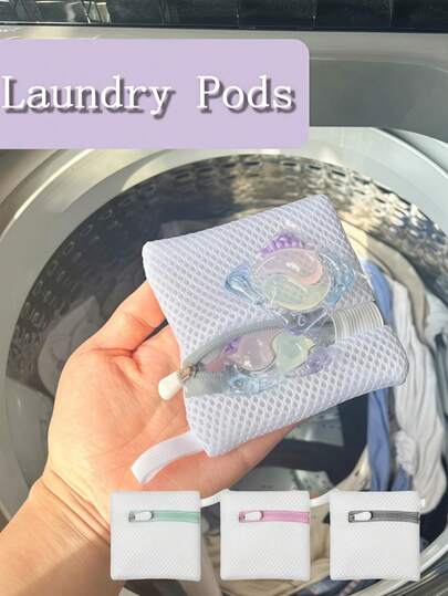 2/4 túi lưới đựng đồ giặt, túi chống dính viên giặt, túi đựng hạt thơm bằng polyester bền chắc, túi đựng đồ giặt du lịch, bảo vệ quần áo mỏng manh, túi chống dính viên giặt, túi bảo vệ viên giặt tan chảy, túi đựng hạt thơm, túi đựng hạt thơm bền chắc.
