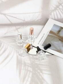 1个可重复灌装的玻璃香水喷雾瓶，超细雾空便携迷你喷雾瓶，优雅小巧的香水分装瓶，适合女士手提包口袋旅行化妆配件，生日、情人节、母亲节礼物 - 彩色 - 查看 5