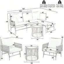 Outdoor Table & Chair Sets - Beige - View 2