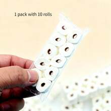 1 Pack Of 10 Rolls Mini Tissue Paper, Realistic Mini Tissue Paper Holder Set, Suitable For Doll House Bathroom Decor, Mini Tissue Paper Rolls Toilet Paper, Detachable DIY Mini Kitchen Doll House Decor, Photography Props. - Multicolor - View 13