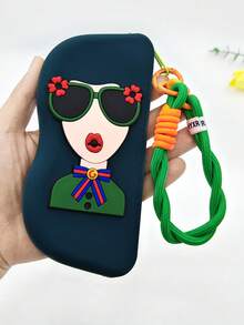 OBOVAY Cute Portable Silicone Eyeglass Case, Shockproof Waterproof Elastic Lightweight Soft Protective Eyewear Storage Bag, Suitable For Travel, Outdoor, Shopping, Dating, Photography, Daily Office, Solid Color Adorable Warm, Ideal Holiday Gift Accessory For Men And Women - Multicolor - View 5