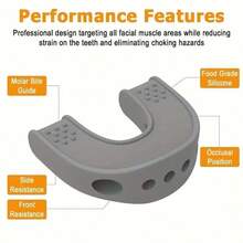 1pc Facial Exerciser Tool, Sculpt Attractive Jawline, Exercise Facial Muscles, Unisex - Multicolor - View 6