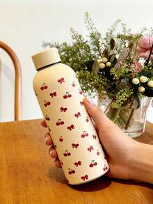 Juego de Fiambrera Portátil: Fiambrera Bento Aislada de Acero Inoxidable, Taza a Cuadros Rosa y Blanca. Estilo Retro, Fiambrera Hermética a Prueba de Fugas, Aislamiento de Temperatura Duradero, Botella Aislada y Bolsa de Transporte a Juego. Adecuado para Estudiantes, Trabajadores de Oficina, Picnics, Camping - Combina Estética y Practicidad. - Multicolor - Ver 5