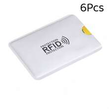 12/18/24/36Pcs Fundas para tarjetas con bloqueo RFID, portadores de papel de aluminio anti-escaneo y anti-deslizamiento, fundas para billetera y pasaporte con protección de bloqueo NFC, fundas de para tarjetas e identificaciones - Multicolor - Ver 15
