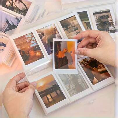 Advanced Acid-Free Photo Album, Holds 84 Photos, Durable & Portable Memory Book Suitable For Postcards, Movie Tickets, Souvenirs, Perfect For Travel Memories, Holiday Gifts, Craft Scrapbook
