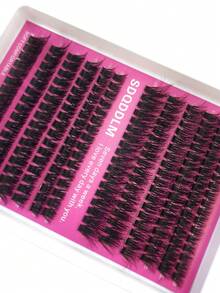 12 hàng 240 chùm mi giả Wispy Lash Clusters 80P100P, mi giả nối dạng chùm hỗn hợp, mi giả dạng chùm bông xù, mi giả dạng chùm nhọn 9-16mm D Curl, mi giả riêng lẻ, mi giả dạng chùm mềm mại có thể tái sử dụng, tự làm mi giả. - D - Xem 4