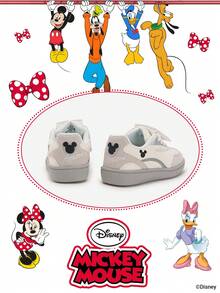 Disney 一双迪士尼授权儿童运动鞋，适合日常穿着、节日庆典、运动和户外活动。舒适、防滑、耐穿透气。（男童运动鞋、男童休闲鞋、儿童运动鞋、女童运动鞋、女童休闲鞋） - 淺灰色 - 查看 4
