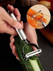 Stainless Steel Heavy Duty Peeler - One-Click Sharp Blade Suitable For Vegetables, Fruits And Cheese, Ergonomic Handle Design, Material, Easy To Clean - Great Gift For Adults And Cooking Students - Multi-color Peeler - View 14