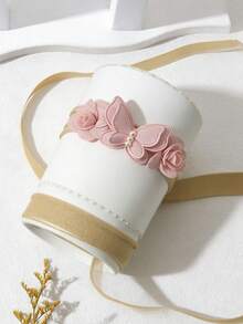 1/3 Peças Novo Headband Floral Feito à Mão, Acessórios de Cabelo Doces e Fofos para Meninas, Versátil para Uso Casual Diário e Sessão de Fotos - Multicolorido - Visão 13