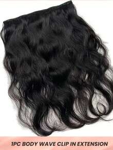 Tóc nối kẹp dài 16-26 inch, tóc nối liền khối, kiểu sóng nhẹ, làm từ tóc thật. - Nhiều màu - Xem 25