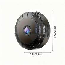 1080P Full HD Smart Pet Camera, 2.4G Wireless Monitoring Function, Night Vision, Remote Control & Monitoring Via Mobile App, Easy Installation, Compact & Fashionable Design, Suitable For Home Pet (Indoor/Outdoor) Safety Monitoring - Black - View 4