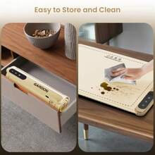 Warming Mat for Food - 18"x11" Food Warmers for Parties Buffet Electric Warmer Tray with 6 Temp Settings Portable Silicone Heating Pad Kitchen Gadgets and Gifts for Party Home Travel Beige - Beige - Ver 7