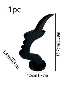 Unique Curved Eyeglasses Stand Practical Minimalist Black Design Plastic Material Suitable For Living Room Bedroom Office Or As A Gift For Family And Friends Enhances Desk Or Nightstand Decor Home Decor Accessory Minimalist Design Holiday Gift - Multicolor - View 15