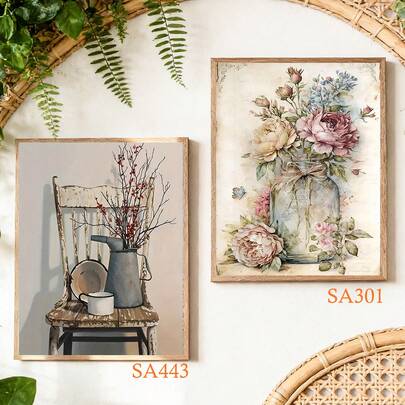 Bộ tranh sơn dầu kỹ thuật số dành cho người lớn, kích thước 16x20 inch - Bộ vẽ tranh acrylic dễ sử dụng kèm cọ và màu vẽ, món quà hoàn hảo để trang trí nhà cửa, quà sinh nhật, quà Ngày của Cha, Ngày của Mẹ, quà tốt nghiệp.