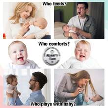 1 đồng xu hai mặt ghi quyết định dành cho bố mẹ mới, quà tặng cho bé, quà tặng Ngày của Mẹ, quà tặng cho bố mẹ mới, quà tặng cho cặp đôi vào dịp Halloween, Lễ Tạ ơn, Giáng sinh, quà tặng cho bố mẹ lần đầu tiên. - bạc - Xem 3