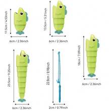 2-4 Player Interactive Fishing Board Game Set - Made Of Durable Plastic Material Tabletop Puzzle Toy - Ideal As Easter/Children's Day Gift - Multicolor - View 10