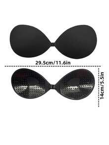 1/2/10pcs Invisible Strapless Bra, Front Closure | Reusable Silicone Nipple Covers, Suitable For Backless Dresses | Adhesive Nipple Pasties, Suitable For Party And Evening Gowns - Multicolor - View 8