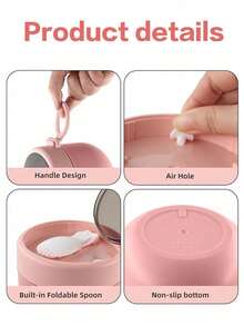 1 hộp đựng yến mạch/sữa chua di động 600ml, hộp cơm trưa chống rò rỉ có thìa tích hợp - Hộp đựng yến mạch, cháo, sữa chua, trái cây, bánh pudding, sữa, súp, salad hoặc ngũ cốc kín hơi để qua đêm - Hộp đựng thức ăn tròn di động có nắp chống rò rỉ, rất phù hợp cho văn phòng, trường học, du lịch, gia đình, dã ngoại ngoài trời - Màu trắng, hồng, xanh lá cây, xanh dương tùy chọn - Chất liệu nhựa, chuẩn bị bữa tối trước, đồ dùng ngoài trời, đồ dùng du lịch, đồ dùng gia đình, quà tặng cho phụ nữ, quà tặng cho nam giới - Nhiều màu - Xem 9