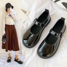Women Flats - Bright Black - View 3