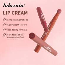 Lakerain哑光腮红唇膏二合一旋转笔，持久显色，适合黄调肤色，高光腮红棒 - 彩色 - 查看 8