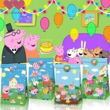 Creative Cute Candy Gift Bags, Christmas Birthday Party Candy Popcorn Holiday Gift Packaging Bags - Alright - View 3