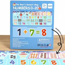 儿童字母识别配对泡泡贴纸玩具,数字运算益智早教游戏,动物识别配对拼图忙碌书,儿童节日礼物 - 圣诞礼物 - 泡泡貼紙玩具 - 查看 5