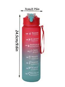 Bình nước thể thao và chạy bộ 800ml, dung tích lớn, có vạch chia thời gian, chống rò rỉ và dễ mang theo. - Nhiều màu - Xem 5