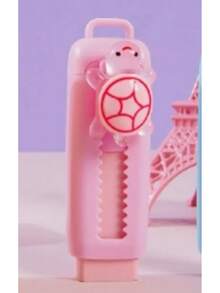 Creative Turtle Shaped Sliding Eraser, Retractable Design For Painting And Writing - Durable PP Material - Multicolor - View 15