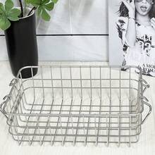 Stainless Steel Coffee Storage Basket, Multifunctional Handheld Metal Storage Basket For Coffee, Office Desk, Kitchen, Bar, Bathroom Organization, Home Decor, Can Hold Cosmetics, Perfume, Face Masks, No Assembly Required - Silver - View 6