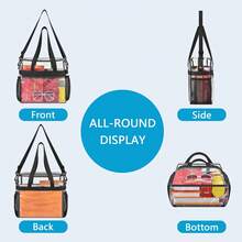 Ladies' Handbags, Beauty Bags, Briefcases, Daily Necessities Storage Bags, Tote Bags For Women, Shoulder Bag, Cartera, Large Tote Bag, Elegant Women's Handbag, Purses And Bags Women, Shoulder Bags For Women, Women Bags,Hand Bags,Cross Body Bag,Suitable For Outdoor Activities, Travel, Commuting, Work, Back To School, Concerts, Gyms, Local Warehouse Delivery 3-7 Days Clear Crossbody Bag, Transparent PVC & Nylon Stadium-Approved Tote With Adjustable Strap, See-Through Design For Daily Use, Gym & Sports Events – Keep Your Essentials Visible & Secure Convertible Clear Tote Bag, Dual-Use Handbag & Crossbody With Transparent PVC & Nylon Material, Perfect For Everyday Outings, Gym Workouts & Stadium Events – Lightweight & Durable Premium See-Through Crossbody Tote, Transparent PVC & Nylon Stadium-Compliant Bag With Multiple Pockets, Ideal For Daily Essentials, Gym Gear & Sports Events – Stylish & Functional For Women & Men - màu đen - Xem 5