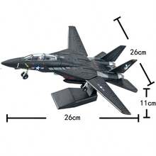塑料比例模型套件飞机坦克微缩飞机SU-57战斗机M1A2坦克T-14豹式坦克玩具返校礼物男孩儿童玩具模型生日礼物积木套装 - 彩色 - 查看 28