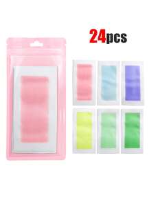 24/12/6/3/2/1pc Disposable Wax Strips, Suitable For Women's Facial Hair, Arms, Legs, Armpits, Eyebrows, Bikini Line And Other Areas, Easily Achieve Smooth Skin. - Multicolor - View 13