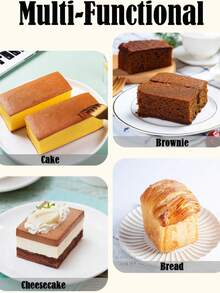 4pcs Silicone Toast Bread Mold, Non-Stick Baking Mold, Easy Release Bread Mold, Suitable For Homemade Bread, Cake, Brownie - Multicolor - View 12