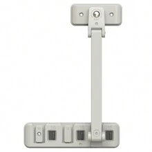 1pc Window Safety Lock, Sliding & Casement Window Stopper, Anti-Fall Security Lock For High-Rise Buildings, No-Drill Window Restrictor, Easy Installation, Anti-Opening Latch - Grey - View 11